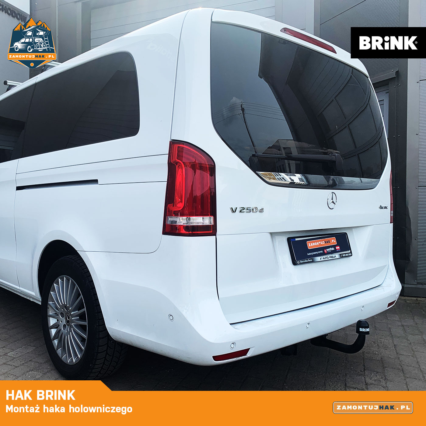 hak do mercedesa V250d